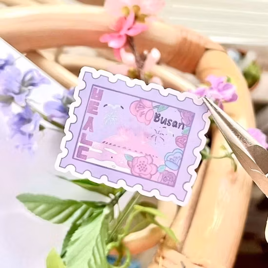 Günstige individuelle Kiss-Cut-Aufkleber, selbstklebender Vinyl-Cartoon-Aufkleberbogen