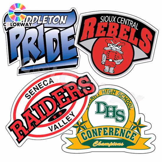 Wetterfest, UV-beständig, wasserdicht, 3 m, stark klebend, reflektierend, fluoreszierend, Siebdruck, individuell gestanzter Autoaufkleber für Stoßstange, statisches Fenster, PVC, Vinyl