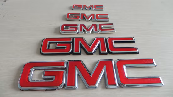 Maßgeschneidertes hochwertiges rotes ABS-Emblem, Ersatzteil, OEM-Abzeichen